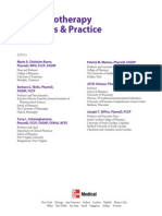 Pharmacotherapy Principles & Practice3e Toc