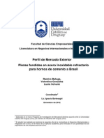 Piezas Fundidas en Acero Inoxidable Refractario para Hornos de Cemento A Brasil