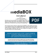 Mediabox: User'S Manual