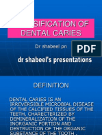 Classification of Dental Caries