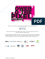 Final Report: Power To The Pixel's (PTTP) Think Tank 2009