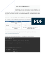 How To Configure SUDO