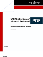 NetBackup AdminGuide MSExchg Win