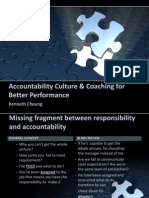 Accountability Culture & Coaching For Better Performance