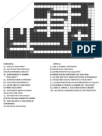 Crucigrama de Telescopio (Sin Resolver)