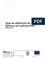 Guía de Utilización de Alfresco Por Aplicaciones