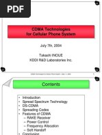 CDMA Technologies For Cellular Phone System: July 7th, 2004