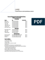 Price List of Engineered Hard Wood/Solid Wood Flooring Effective 1st January 2009 3-Strip Range