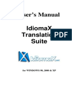 IdiomaX Translation Suite - Manual