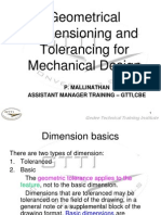 Geometrical Dimenstioning and Tolerance