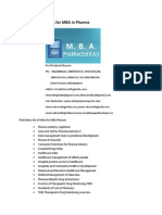 Project Report Titles For MBA in Pharma