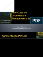 Mini Curso de Orcamento