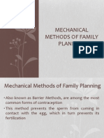 Mechanical Methods of Family Planning