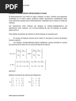 Producto de Matrices Por Bloques o Cajas