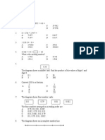 Unit 3 Decimals Objective Questions