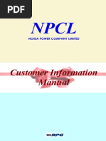 Noida Power Company - Consumer - Information - Manual