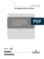 Rosemount 1195 Integral Orifice Primary Element: Quick Installation Guide