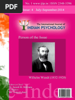 The International Journal of Indian Psychology, Volume 1-Issue-4 No. 1