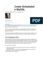 Scheduled Events in MySQL Load CSV Fileto Mysqltab