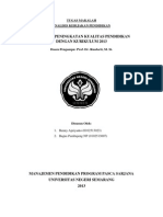 Makalah Analisis Kebijakan Pendidikan (Genap)