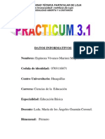 Practicum 3.1 Mariuxi I Bimensual