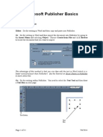 Publisher Basics