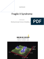 Lecture 1 - Molecular Mechanism of Human Disease - Fragile X Syndrome