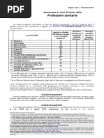 Bando Professioni Sanitarie 2014: Università Di Pisa