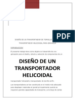 Diseño de Transportadores Helicoidales