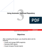 Using Automatic Workload Repository