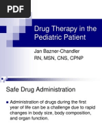 Drug Therapy in The Pediatric Patient