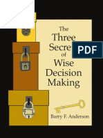 The Secrets of Wise Decision Making