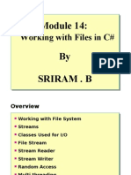 Module 14 - Working With Files in C#