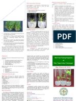 Plant Tissue Culture Training