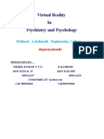 Virtual Reality in Psychiatry and Psychology: Malineni Lakshmaih Engineering College