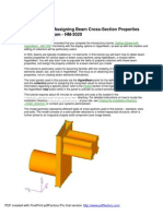 Printing - Obtaining and Assigning Beam Cross-Section Properties Using HyperBeam - HM-3020