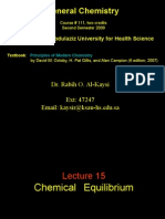 General Chemistry: Dr. Rabih O. Al-Kaysi Ext: 47247 Email: Kaysir@ksau-Hs - Edu.sa