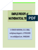 Math Truths Their SimpleProofs