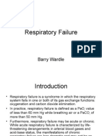 Respiratory Failure: Barry Wardle