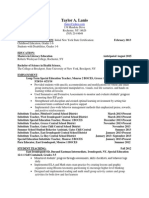 Updated Resume July 2014