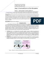 Biometric Technology: A Look and Survey at Face Recogntion: Urvashi Bakshi Rohit Singhal Monika Malhotra