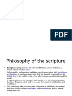 Philosophy of The Scripture