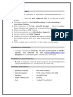 Shell Scripting and SQL Resume