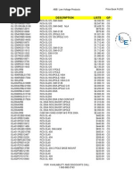 ABB Price Book 278