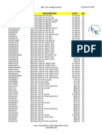 ABB Price Book 611