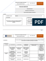 Ficha de Servicio - Formación Docente