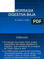 Hemorragia Digestiva Baja