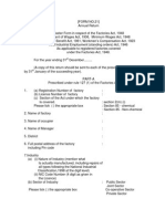 Form No. 21 Prescribed Under Rule 127 Annual Return