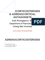 Adrenocorticosteroids & Adrenocortical Antagonists