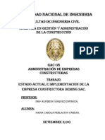 Administracion de Empresas Constructoras